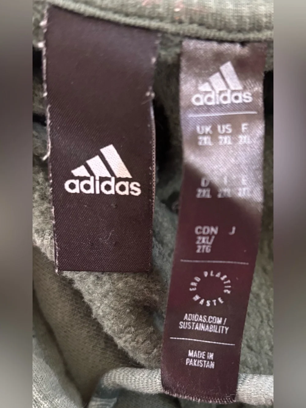 Adidas men Stadium Fleece Recycled Badge Of Sport hoodie 2XL/extra extra large